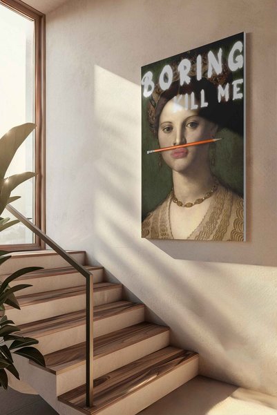 INNOVI Boring Kill Me Canvas