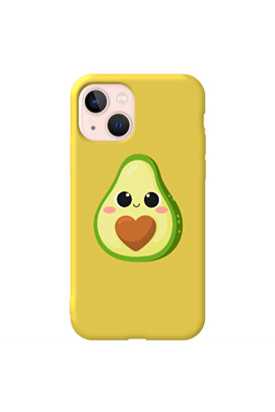 Other Apple iPhone 13 Baby avocado Yellow Colored Silicone TPU Θήκη