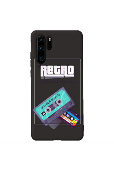 Other Huawei P30 Pro Mixtapes Black Colored Silicone TPU Θήκη