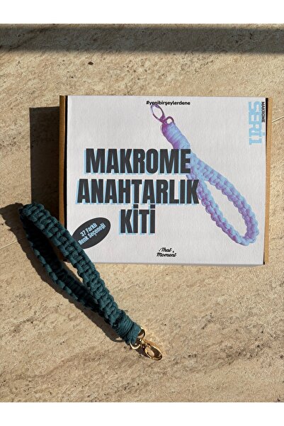 That Moment Makrome Anahtarlık Yapım Kiti, Tüm Malzemeleri Hazır Hobi Seti, H...