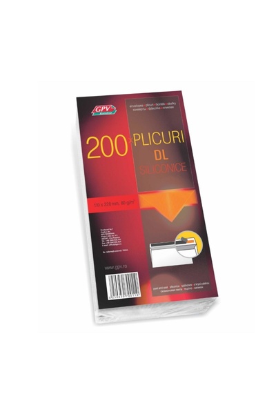 MC Micostore Plic standard DL GPV 70011, λευκό, 80γρ/τμ, 110x220χιλ., σιλικον...