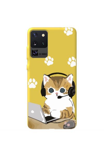 Other Samsung S20 Ultra Call Center Yellow Colored Silicone TPU Θήκη
