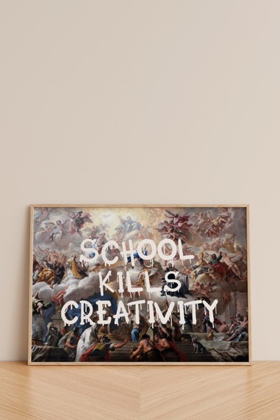INNOVI School kills creativity Poster