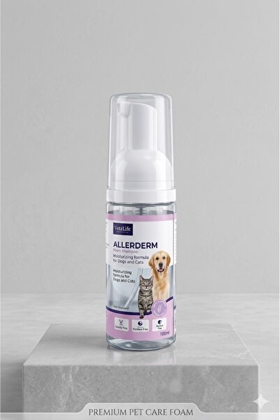 Virbac Allerderm Foam Shampoo Köpek ve Kedi Nemlendirici Köpük Şampuan – 100 ml