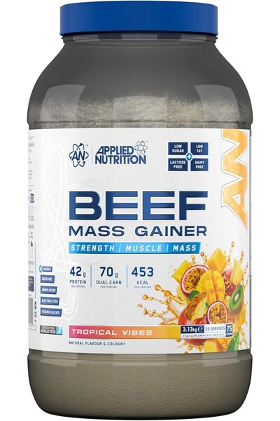applied nutritionn Applied Nutrition Beef Mass Gainer Protein Powder – 42g Be...