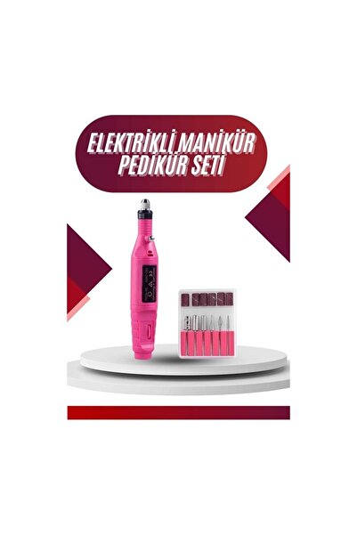 Pretify Elektrikli Tırnak Törpü Seti Manikür Pedikür Protez Tırnak Ayak Nasır Ve Mantar Temizleme Makinesi