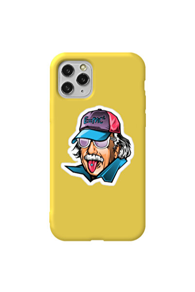 Other Apple iPhone 11 Pro Einstein Yellow Colored Silicone TPU Θήκη