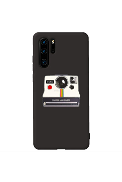 Other Huawei P30 Pro Polaroid land camera Black Colored Silicone TPU Θήκη
