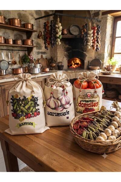 NAİLE COLLECTİON Handmade Cloth Bag Size: (32 X 43) - Stylish and Healthy Sto...