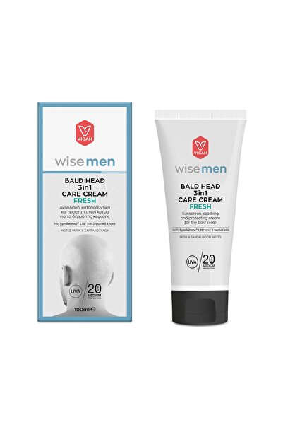 Wise Men |   Φαλακρός 3 σε 1 |   Κρέμα Περιποίησης Φρέσκια | 100ml.