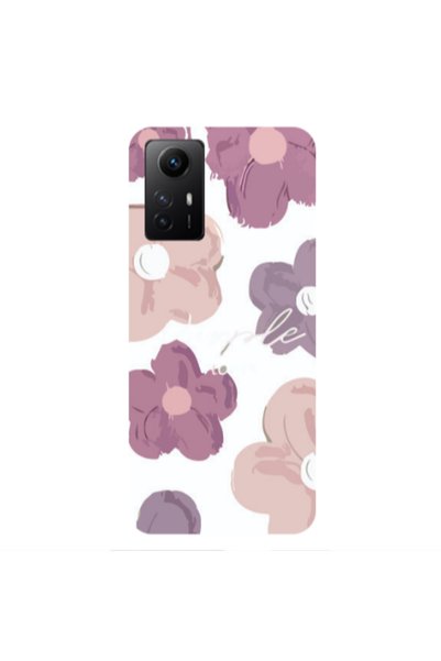 Other Xiaomi Redmi Note 12s Flowers 2 Transparent Silicone TPU Θήκη