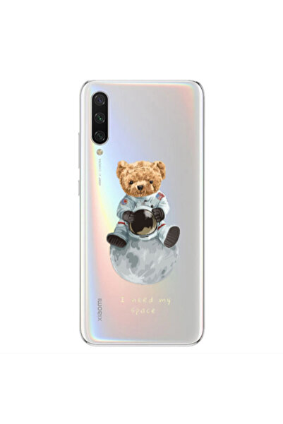 Other Xiaomi Mi 9 Lite Bear in space Transparent Silicone TPU Θήκη