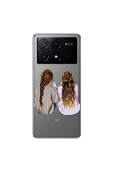 Other Xiaomi Poco X6Pro 5G Friends Transparent Silicone TPU Θήκη