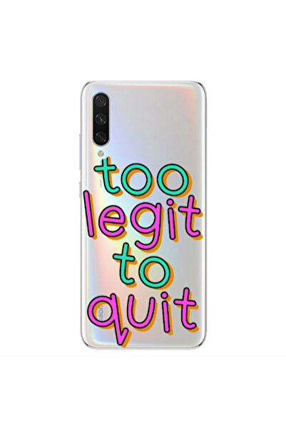 Other Xiaomi Mi 9 Lite Too Legit To Quit Transparent Silicone TPU Θήκη
