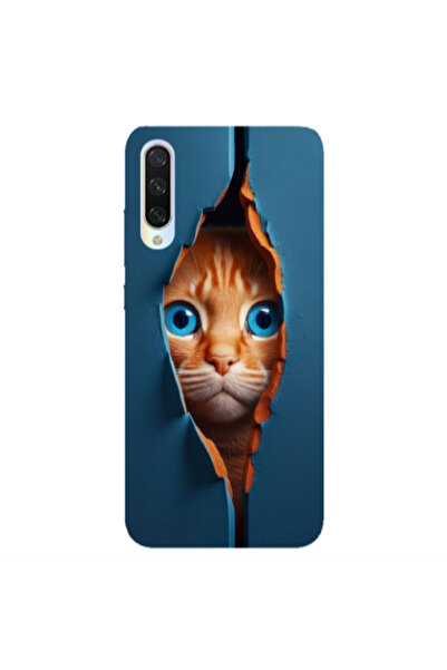 Other Xiaomi Mi 9 Lite Cat Blue Eyes Transparent Silicone TPU Θήκη