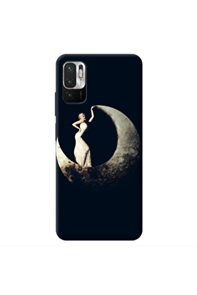Other Xiaomi Redmi Note 10 Pro 5G Woman in moon Transparent Silicone TPU Θήκη