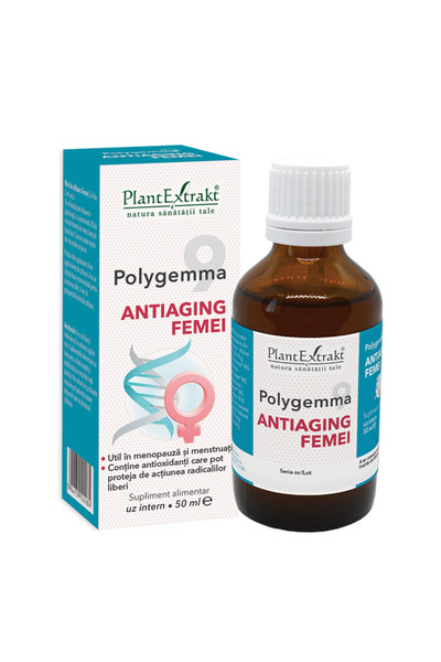 Plantextrakt Polygemma 9 (Antiaging Femei) 50ml