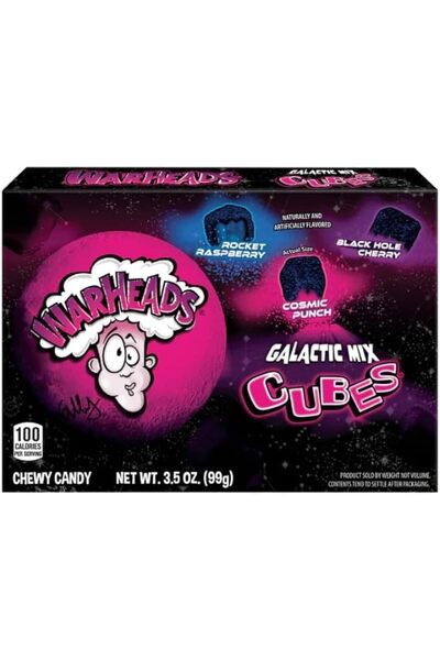 WarHeads GALACTIC MIX CUBES 3.5oz (99g)