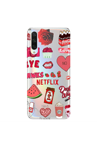 Other Xiaomi Mi 9 Lite pizza is my valentine Transparent Silicone TPU Θήκη