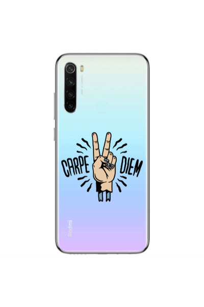 Other Xiaomi Redmi Note 8 Carpe Two Diem Transparent Silicone TPU Θήκη