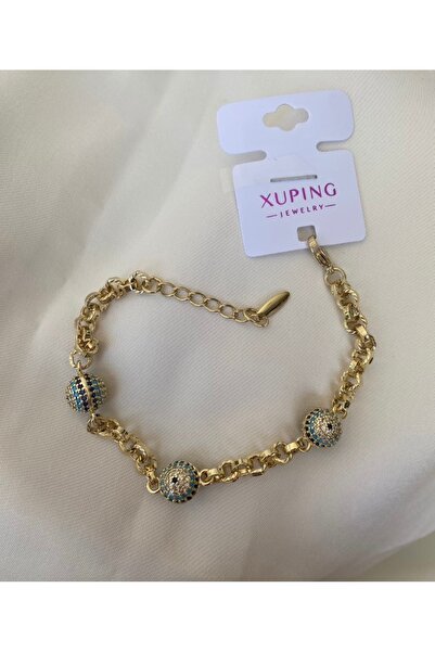 Generic Brand سوار Xuping Triple Nazar Boncuk Vip لا يتغير لونه ولا يتلاشى