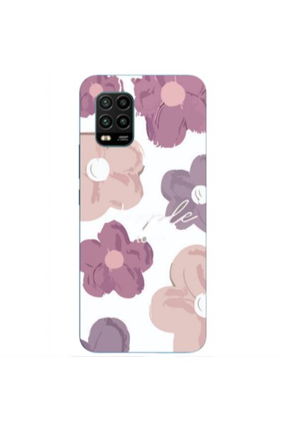 Other Xiaomi Mi 10 Lite Flowers 2 Transparent Silicone TPU Θήκη