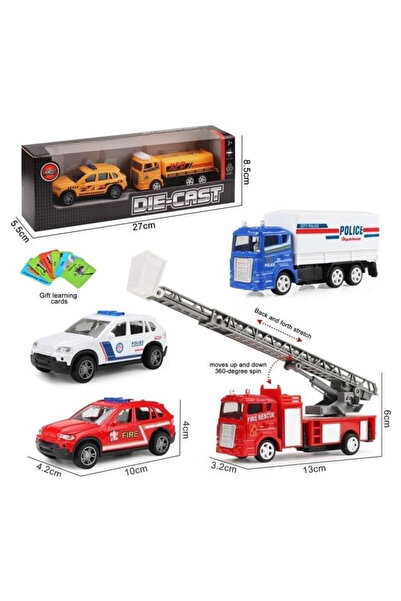 OEM Set vehicule metalice die-cast Merkpol Aventuri constructii si salvare, c...