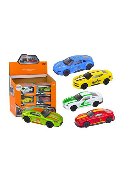 LeanToys Masina metalica (resorak) 1:43, cu mecanism pull-back si roti din ca...