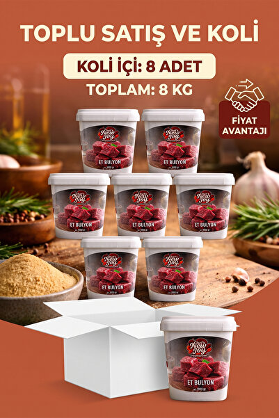 chef's new joy professional Et Bulyon 1000 G x 8 Adet - 1 Koli (Koli Bazlı Avantaj Paketi)