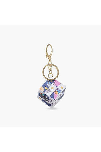 Lifestyle Keyring with Mini Rubik's Cube