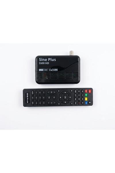 Sine Plus 5500 HD BT Uydu Alıcı - Bluetooth Kumanda-TKGS Otomatik Güncelleme, Yeni Model