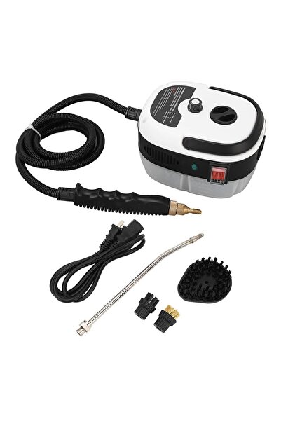 NEXTLY Curățător cu aburi 2500W, 1000 ml, 6 viteze, Portabil, Negru și Alb