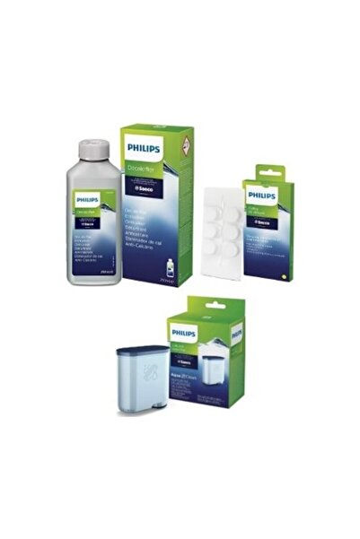 Philips CA6700/10 Espresso Makinesi Kireç Temizleme Solüsyonu , Yağ Çözücü Ta...