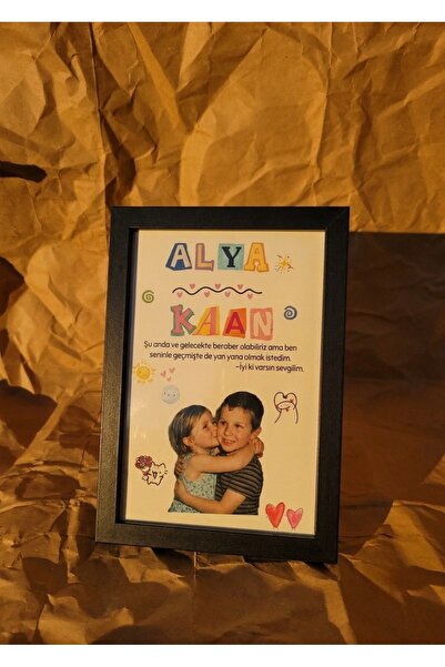 Viora Gift Kişiye Özel Çocukluk Fotoğrafı Poster - Doğum Günü, Yıldönümü Hedi...