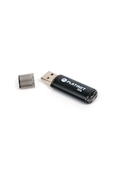 MC Micostore Stick memorie 32GB Platinet PMFE32 40621, USB 2.0, carcasa alumi...