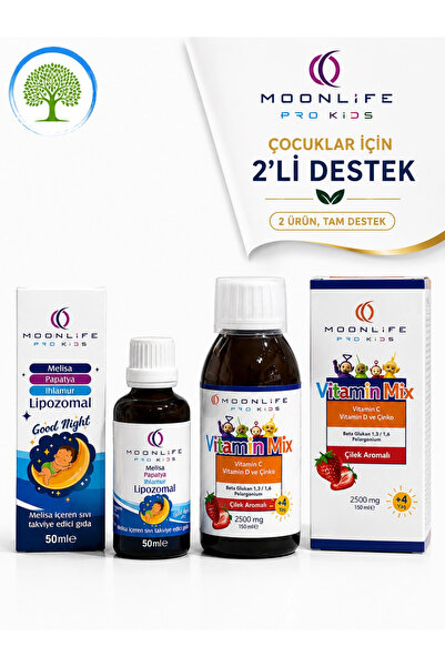 Moonlife MooLife Pro Kids Good Night 50 ml & Pro Kids Vitamin Mix | Çocuklar ...