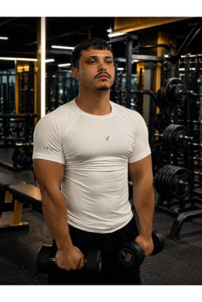 novura Compression Kısa Kol Fitness Body Gym Body Sporcu Kısa Kol Fitness Body