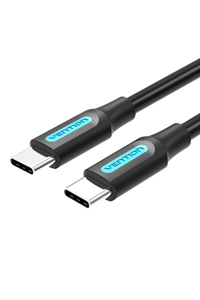 Vention USB-C към USB-C кабел 60W 0.5м Черен