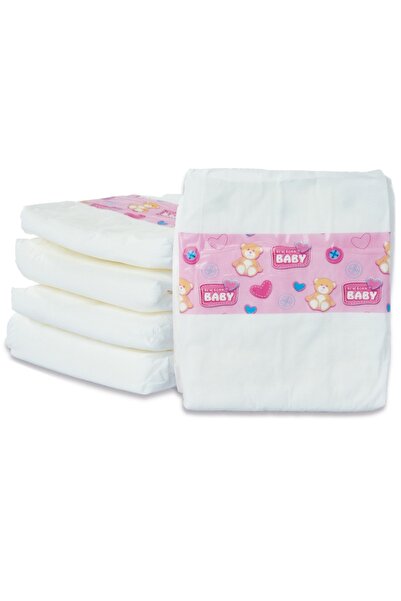 Simba Set 5 scutece pentru papusa, Simba, 30-43 cm, Alb