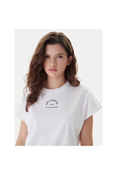 Karl Lagerfeld Tricou de damă B1W17032 Alb