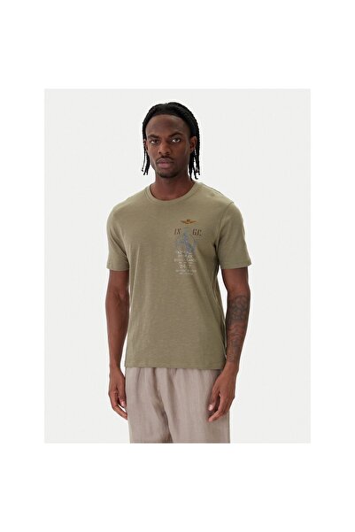 Aeronautica Militare Tricou bărbătesc 261TS2543UJ00686 Verde
