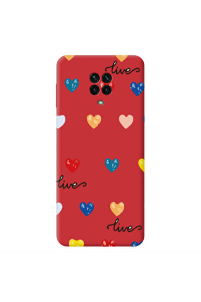 Other Xiaomi Redmi Note 9 Pro Heart Lives Red Colored Silicone TPU Θήκη
