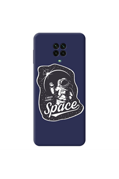 Other Xiaomi Redmi Note 9 Pro I need more spacee Dark blue Colored Silicone T...