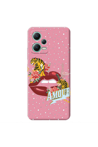 Other Xiaomi Redmi Note 12 Pro 5G Amour Pink Colored Silicone TPU Θήκη