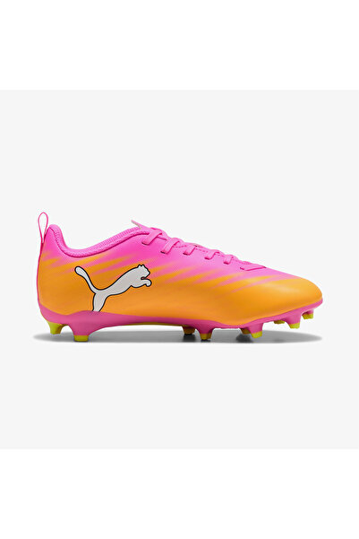 Puma Ultra 6 Play Fg/Ag Çocuk Pembe Çim Saha Kramponu