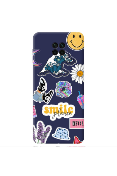Other Xiaomi Redmi Note 9 Pro Smile Moon Dark blue Colored Silicone TPU Θήκη