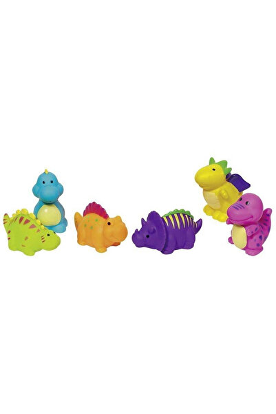 Goki Set jucarii de baie Goki, dinozauri din cauciuc pentru baie, pentru copi...