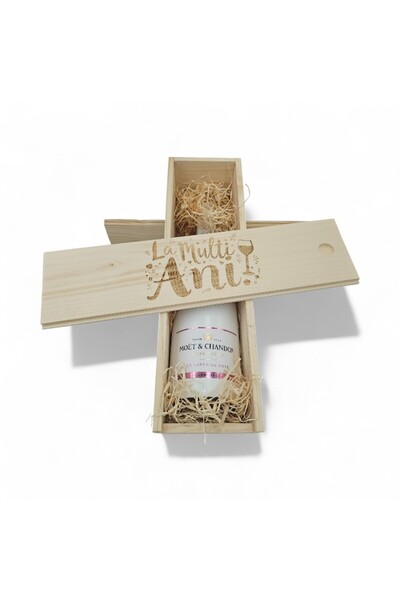 MOET Pachet Cadou Sampanie & Chandon Ice Imperial Rose Demisec 12%, 0.75l