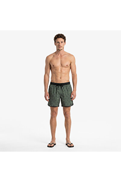 Firefly Preston m Plam Trees Men's Khaki Swim Shorts
