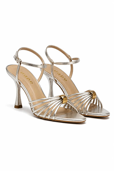 uqpe Women's Metallic Thin Strap Ankle Strap Thin Heeled Evening Dress Sandal...